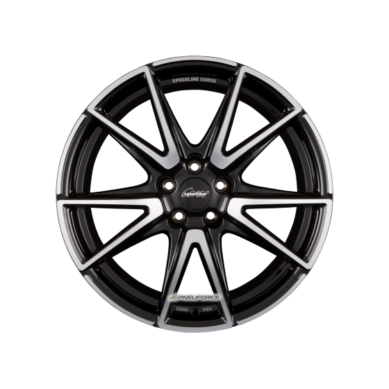 SPEEDLINE - SL6 VETTORE JETBLACK-FRONTKOPIERT 8,5X19 LK:5/114,3 ET:50 ML:82